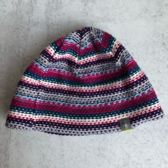 Smartwool Beanie Merino Wool And Acrylic Blend 100% Merino Wool Lining One Size - Picture 1 of 7